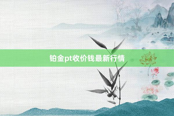 铂金pt收价钱最新行情